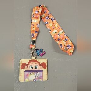 Loungefly Disney Pixar Finding Nemo Darla Fish Tank Lanyard Cardholder Charm